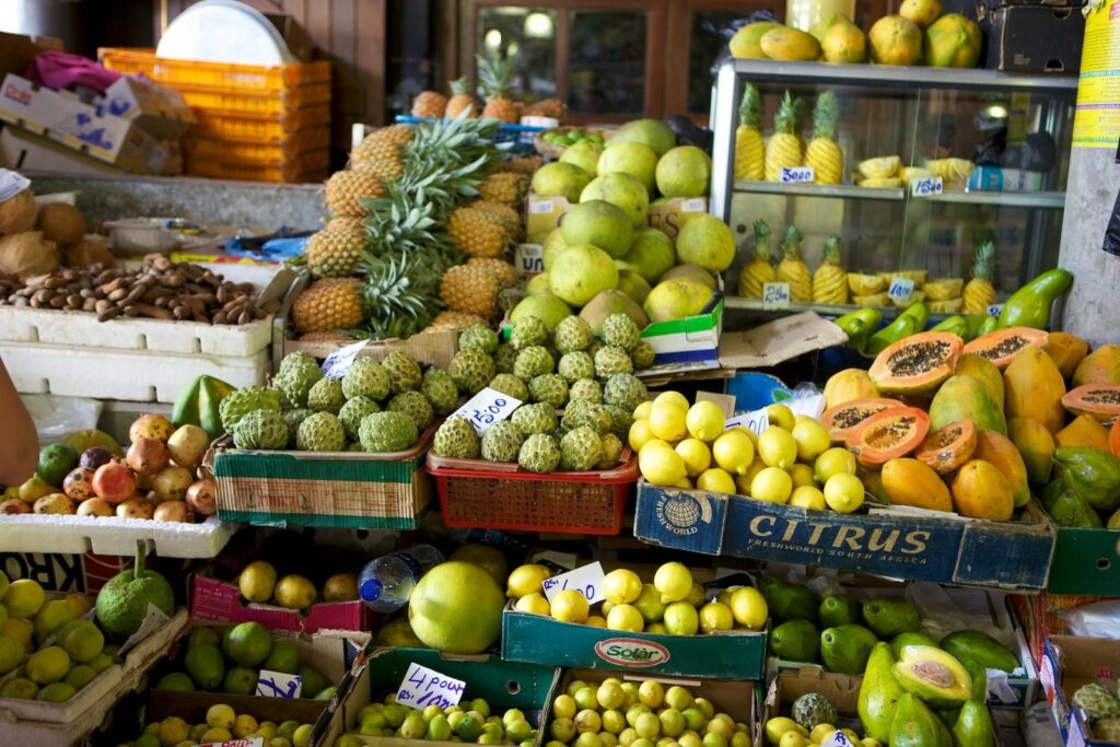 étalage de fruit